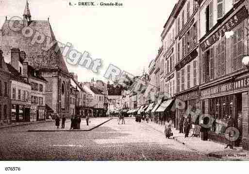 Ville de DREUX, carte postale ancienne