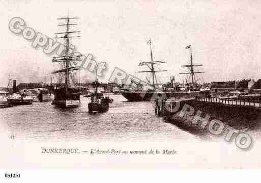 Ville de DUNKERQUE, carte postale ancienne
