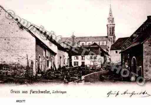 Ville de FARSCHVILLER, carte postale ancienne