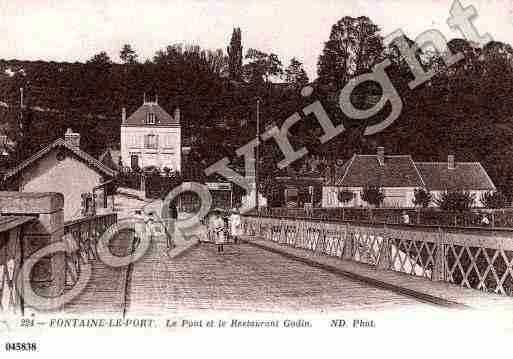 Ville de FONTAINELEPORT, carte postale ancienne