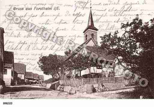 Ville de FORSTHEIM, carte postale ancienne Ville de FORSTHEIM, carte postale ancienne