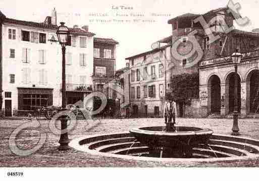 Ville de GAILLACTESSONNIERES, carte postale ancienne