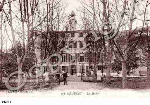 Ville de GEMENOS, carte postale ancienne