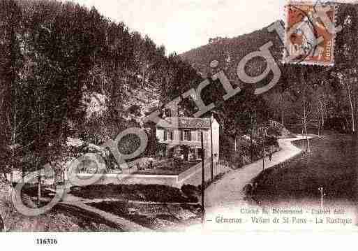 Ville de GEMENOS, carte postale ancienne