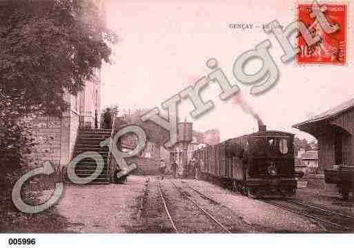Ville de GENCAYPUYRABIER, carte postale ancienne