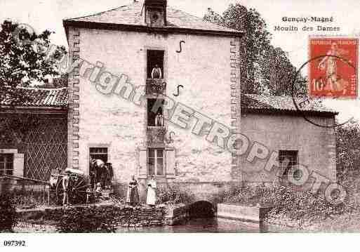 Ville de GENCAYPUYRABIER, carte postale ancienne