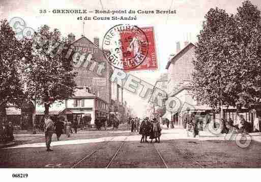 Ville de GRENOBLE, carte postale ancienne