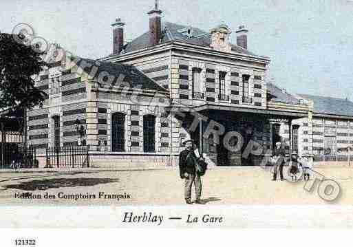 Ville de HERBLAY, carte postale ancienne