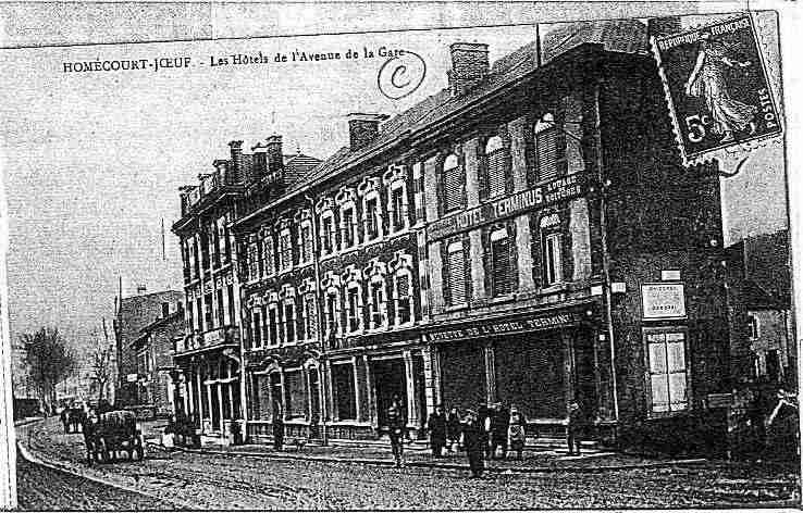 Ville de HOMECOURT, carte postale ancienne