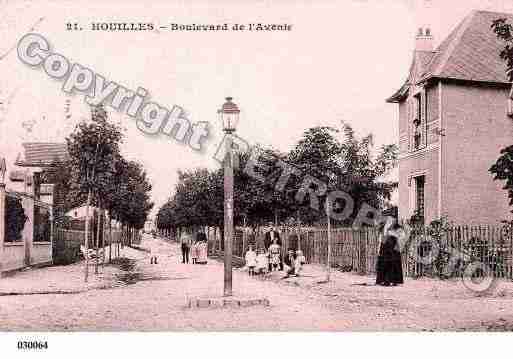 Ville de HOUILLES, carte postale ancienne