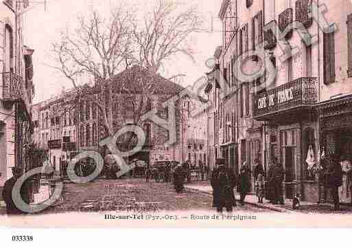 Ville de ILLESURTET, carte postale ancienne