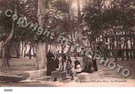 Ville de ILLESURTET, carte postale ancienne