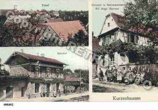 Ville de KURTZENHOUSE, carte postale ancienne