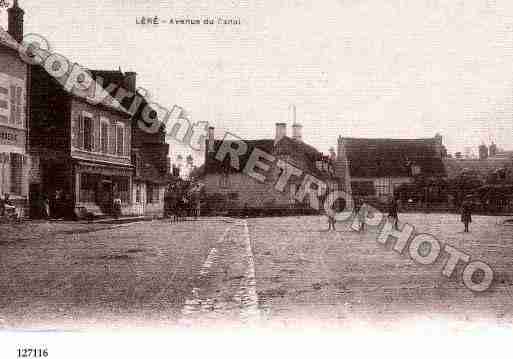 Ville de LERE, carte postale ancienne