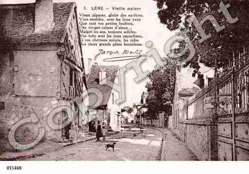 Ville de LERE, carte postale ancienne