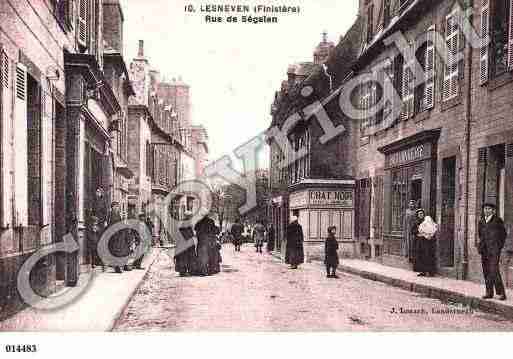 Ville de LESNEVEN, carte postale ancienne