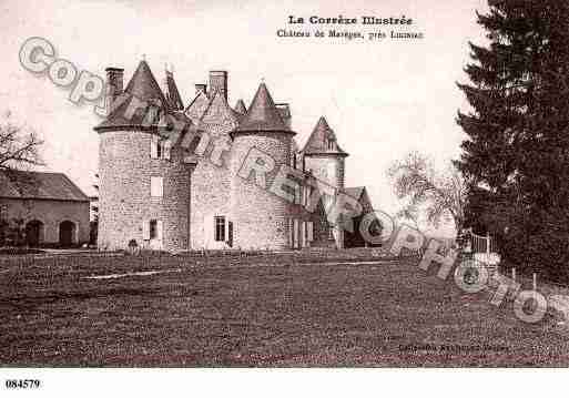 Ville de LIGINIAC, carte postale ancienne