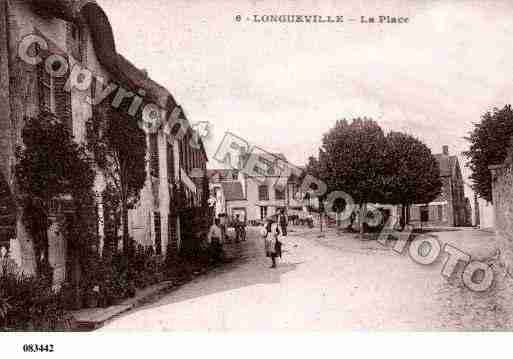 Ville de LONGUEVILLE, carte postale ancienne