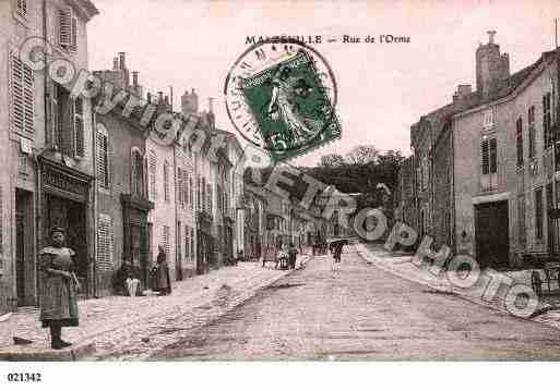 Ville de MALZEVILLE, carte postale ancienne
