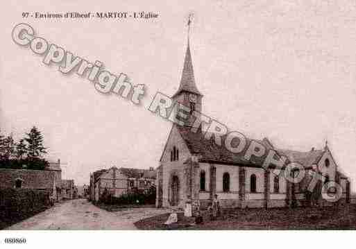 Ville de MARTOT, carte postale ancienne