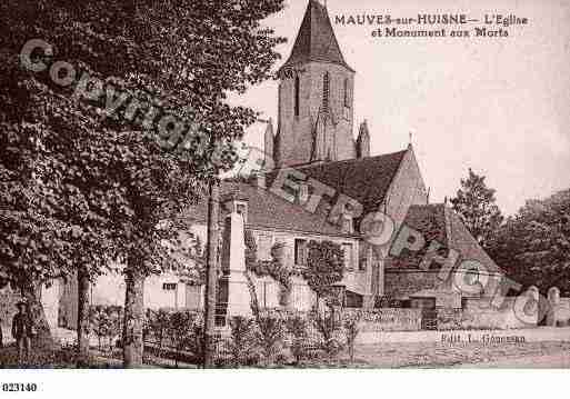 Ville de MAUVESSURHUISNE, carte postale ancienne