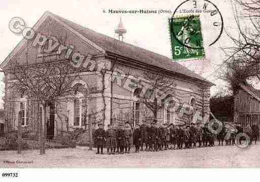 Ville de MAUVESSURHUISNE, carte postale ancienne