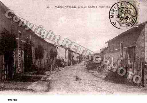 Ville de MENONVILLE, carte postale ancienne
