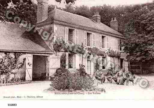 Ville de MESLAND, carte postale ancienne