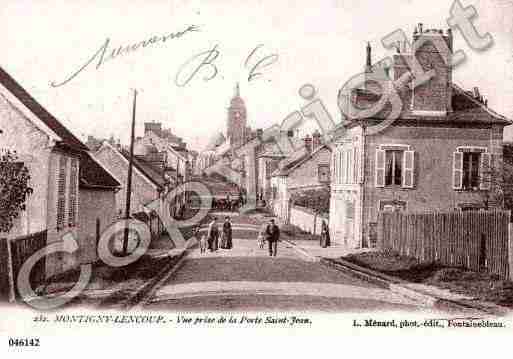 Ville de MONTIGNYLENCOUP, carte postale ancienne