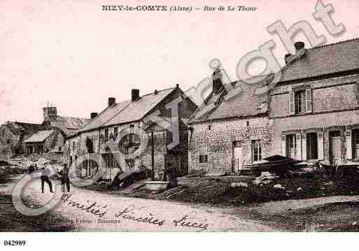 Ville de NIZYLECOMTE, carte postale ancienne