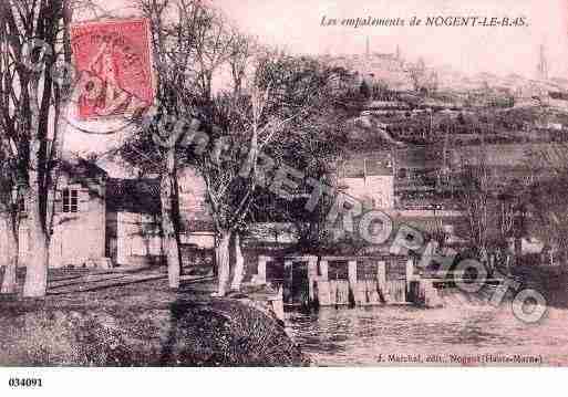 Ville de NOGENT, carte postale ancienne