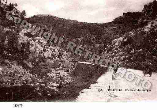 Ville de OLLIOULES, carte postale ancienne