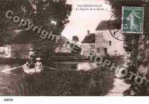 Ville de ONDREVILLESURESSONNE, carte postale ancienne