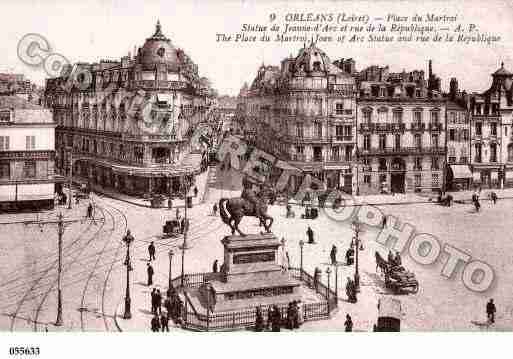 Ville de ORLEANS, carte postale ancienne