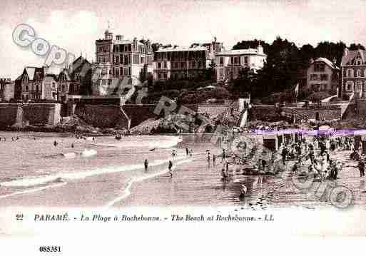 Ville de PARAME, carte postale ancienne