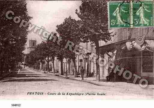 Ville de PERTUIS, carte postale ancienne