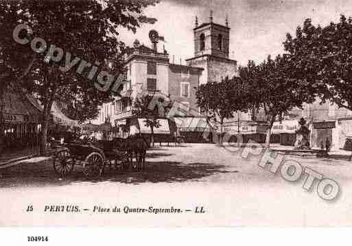 Ville de PERTUIS, carte postale ancienne