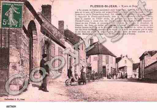 Ville de PLESSISSTJEAN, carte postale ancienne