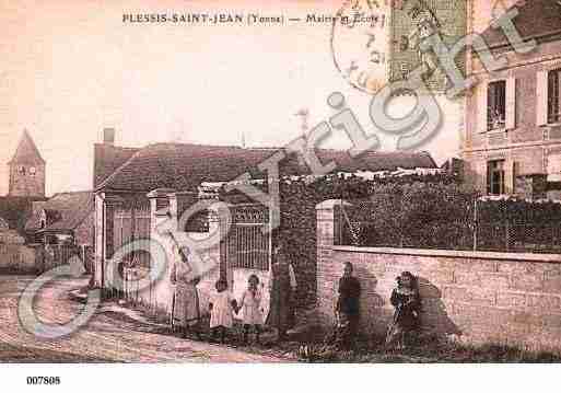 Ville de PLESSISSTJEAN, carte postale ancienne