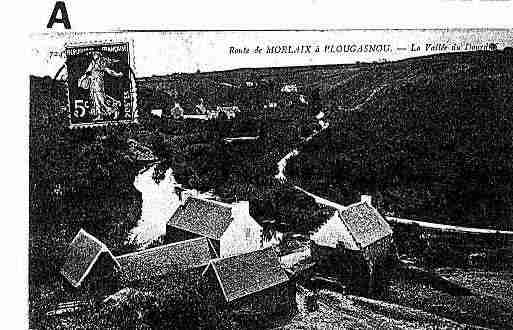 Ville de PLOUGASNOU, carte postale ancienne Ville de PLOUGASNOU, carte postale ancienne