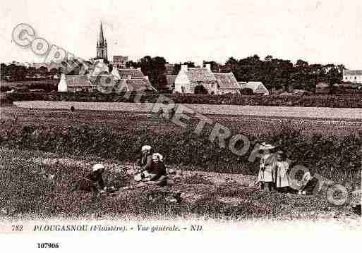 Ville de PLOUGASNOU, carte postale ancienne Ville de PLOUGASNOU, carte postale ancienne