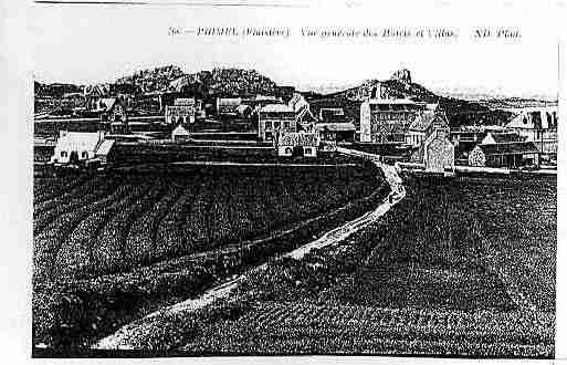 Ville de PLOUGASNOU, carte postale ancienne