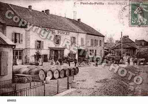 Ville de PONTDEPOITTE, carte postale ancienne