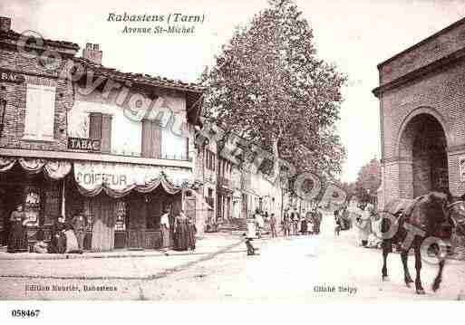 Ville de RABASTENS, carte postale ancienne