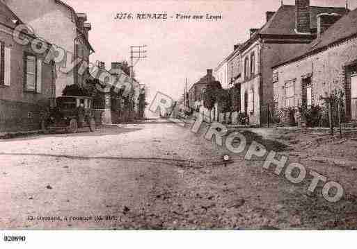 Ville de RENAZE, carte postale ancienne