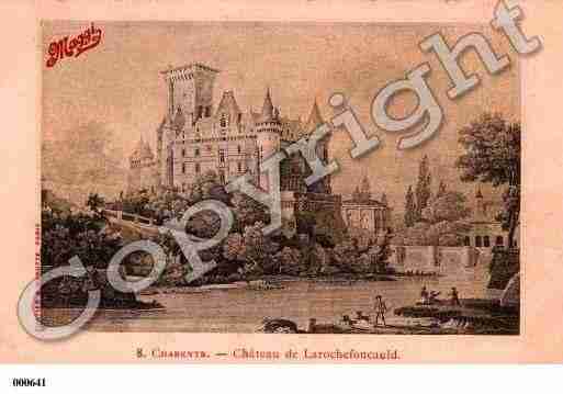 Ville de ROCHEFOUCAULD(LA), carte postale ancienne