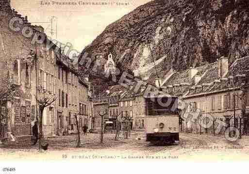 Ville de SAINTBEAT, carte postale ancienne