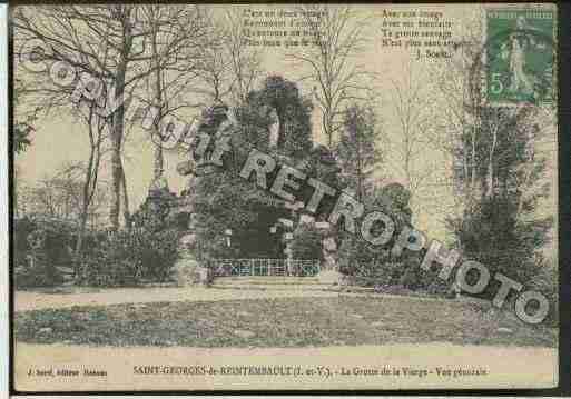 Ville de SAINTGEORGESDEREINTEMBAULT, carte postale ancienne