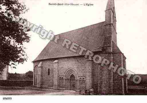 Ville de SAINTJUSTLEMARTEL, carte postale ancienne