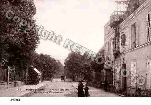 Ville de SAINTMANDE, carte postale ancienne